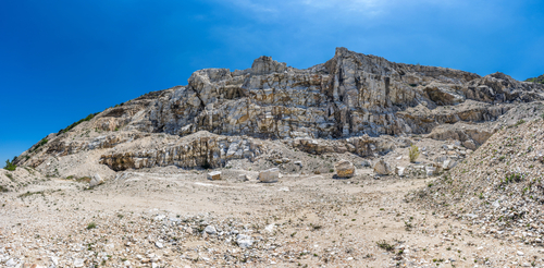 Těžba mramoru v Řecku